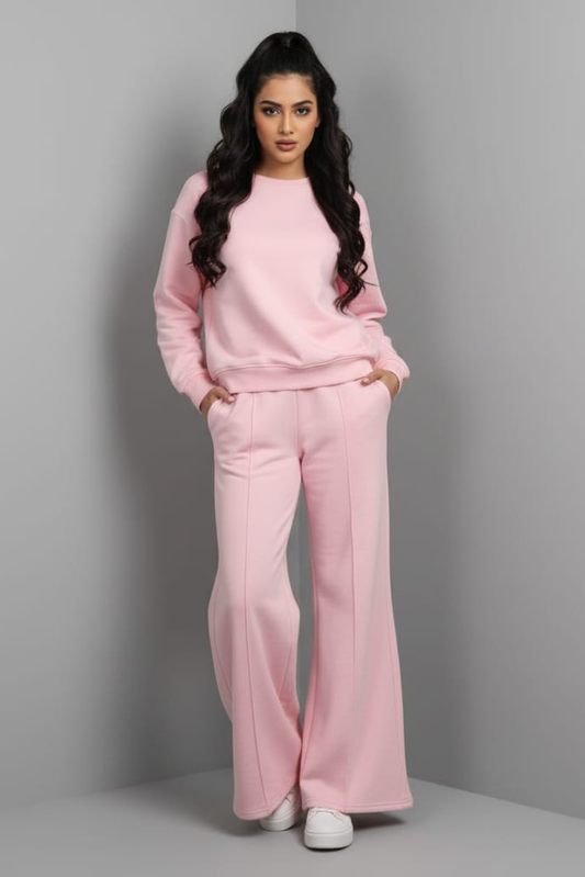 Pink Winter Track Suit