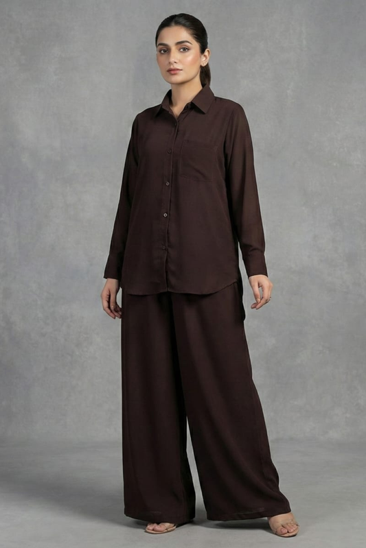 Brown Plain Cord-Set