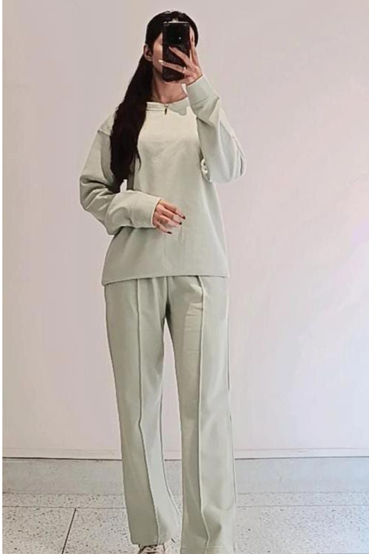 Sage Green Winter Track Suit