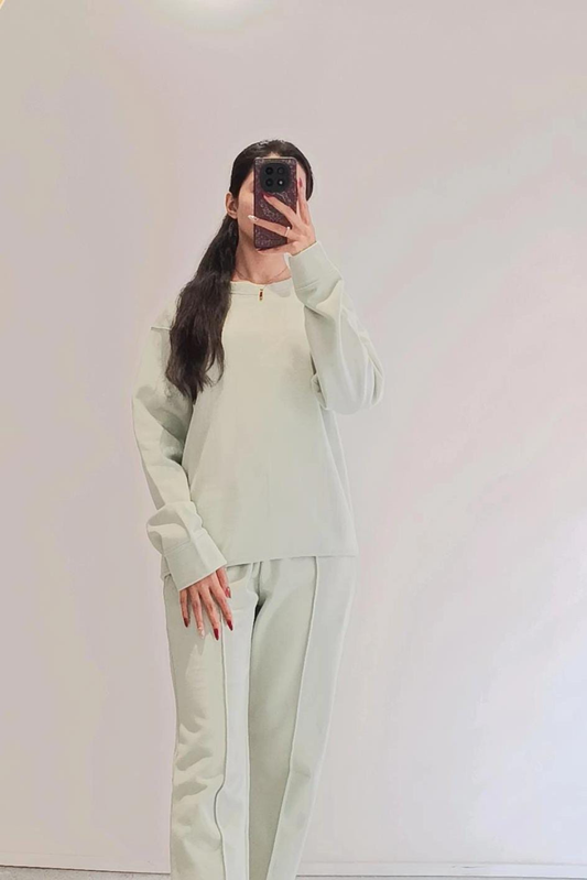 Sage Green Winter Track Suit