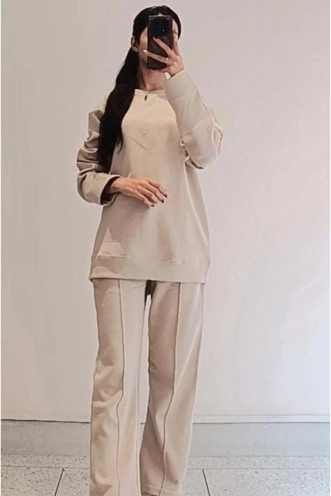 Oatmeal Winter Track Suit