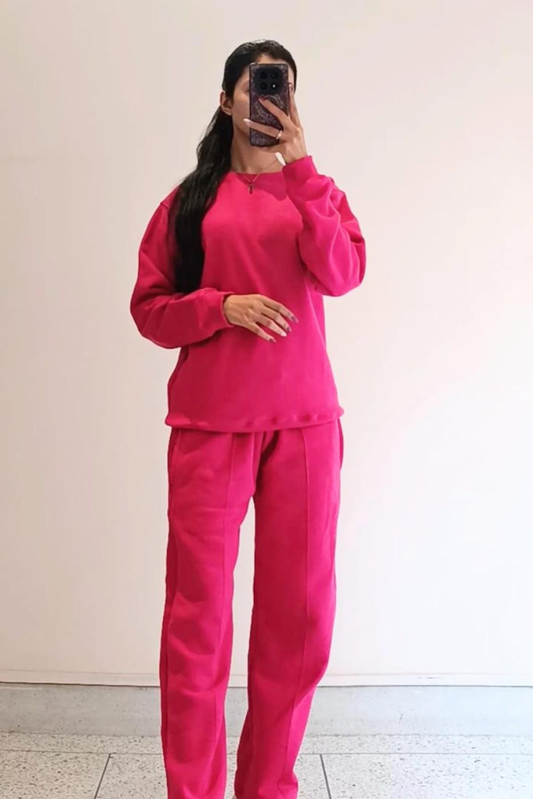 Cozy Cherry Winter Track Suit