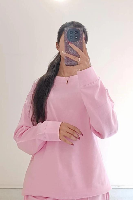 Pink Winter Track Suit